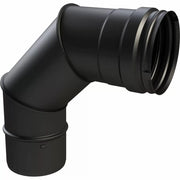 Curva Acciaio Nero 45 D.100 Pellet - Europrofil