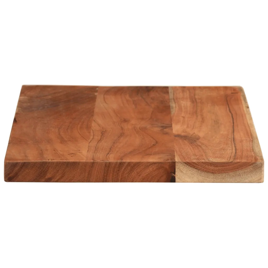 Piano Tavolo 50x30x3,8 cm Rettangolare Legno Massello Acacia 370956