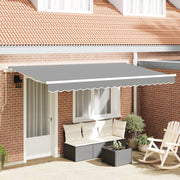Telaio Tenda Retrattile Manuale 4x2 cm Metallo