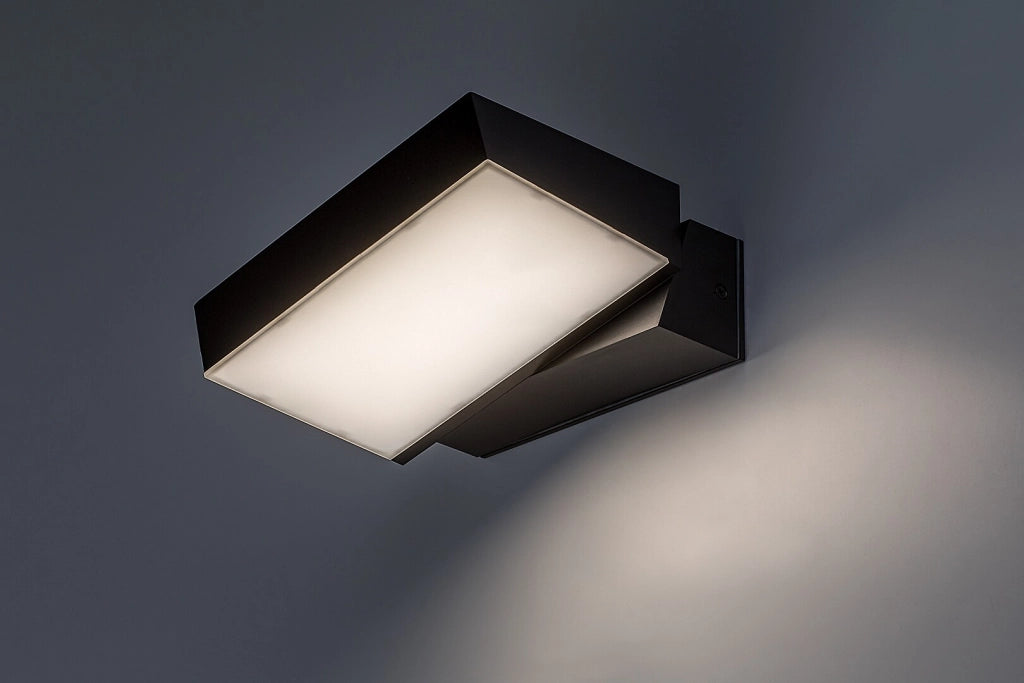 Applique esterna nera LED 14W CCT IP54 Rabalux Laxa