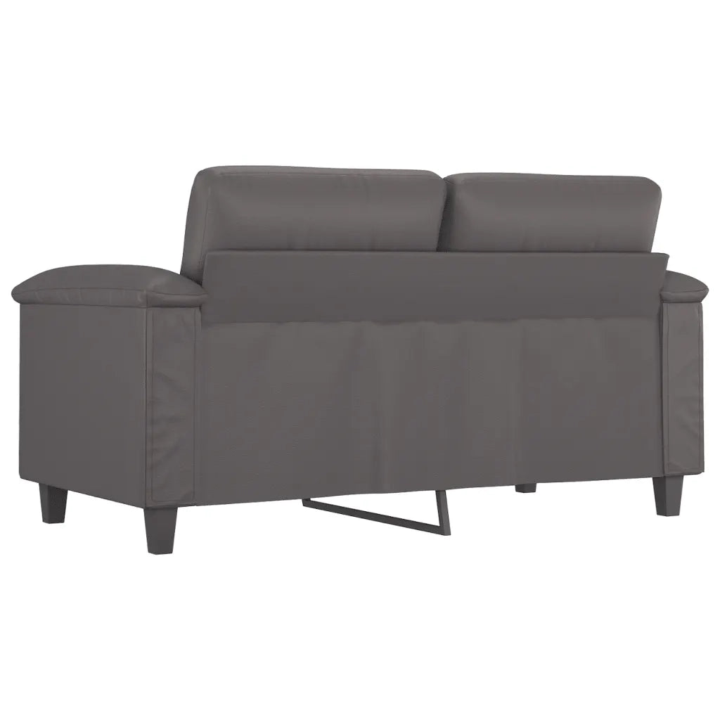 Divano a 2 Posti Grigio 120 cm in Similpelle 359580