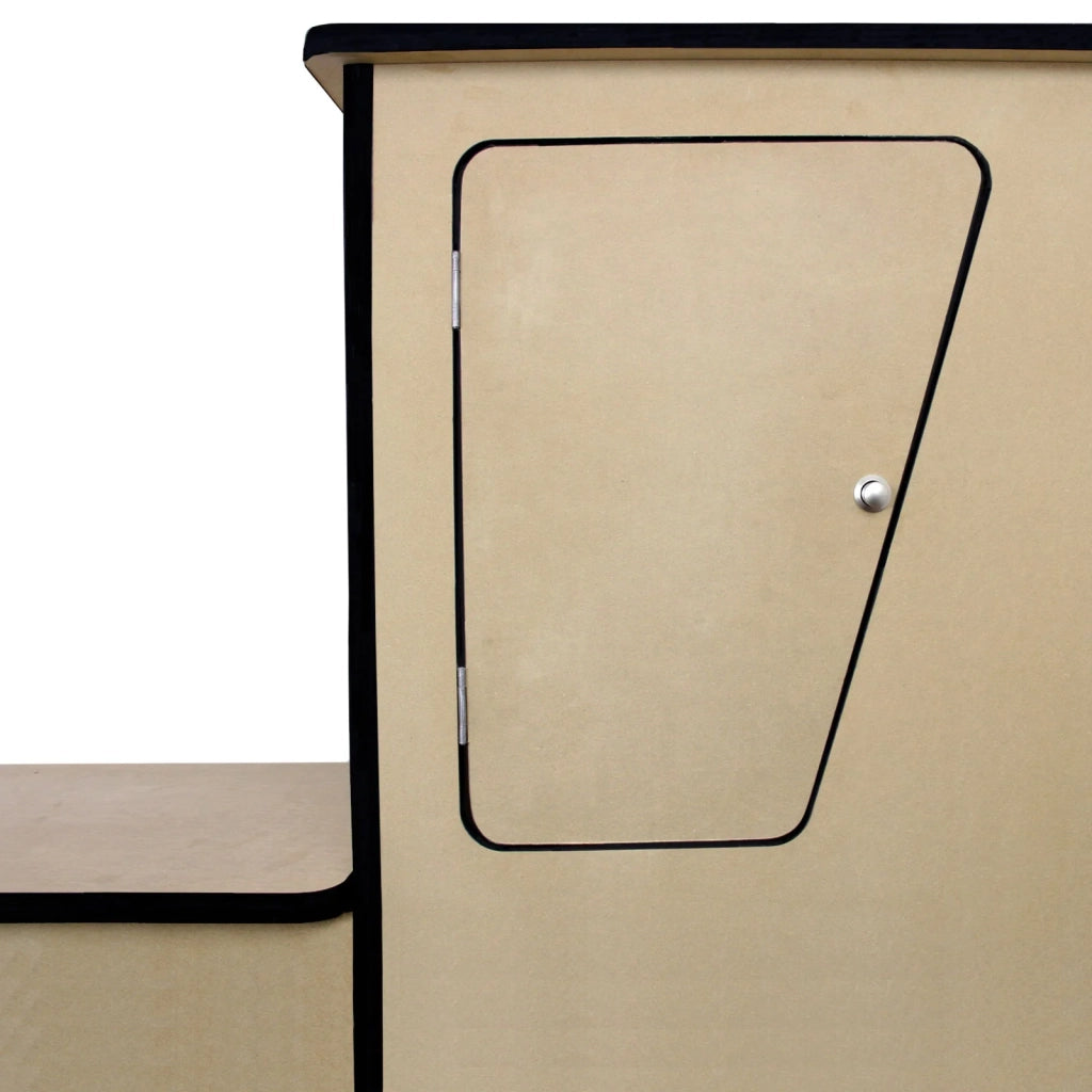 Kit moquette nera per furgone con cucina camper in MDF personalizzabile
