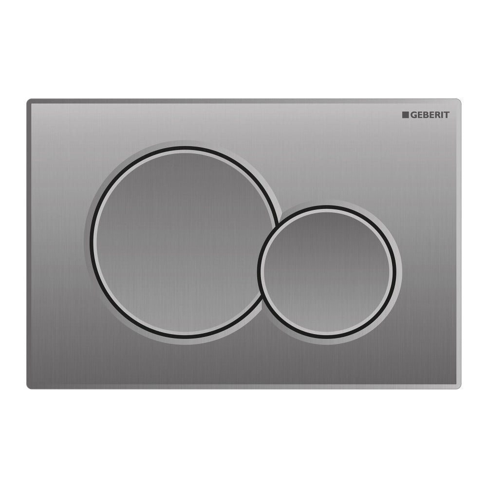 Placca sigma01 cromata 2 tasti 246x164 x cassetta geberit unica