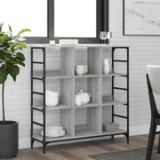 Credenza Grigio Sonoma 102x32x103,5 cm in Legno Multistratocod mxl 85563