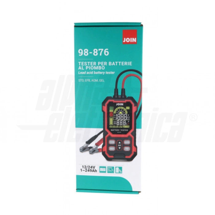 Tester per batterie al piombo 12V-24V