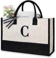 Borsa per la spesa in tessuto naturale riutilizzabile - Tasca da portare con design retro - Dimensioni grandi 40 x 30 x 15 cm - Sostenibile - Personalizzabile