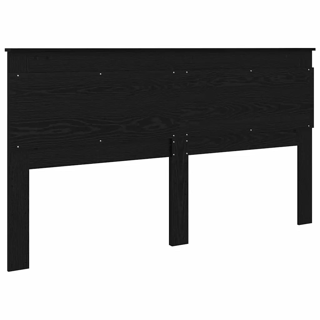 Testiera-Testata-Testiera Decorativa Rovere Nero 200 cm Legno multistrato 481094
