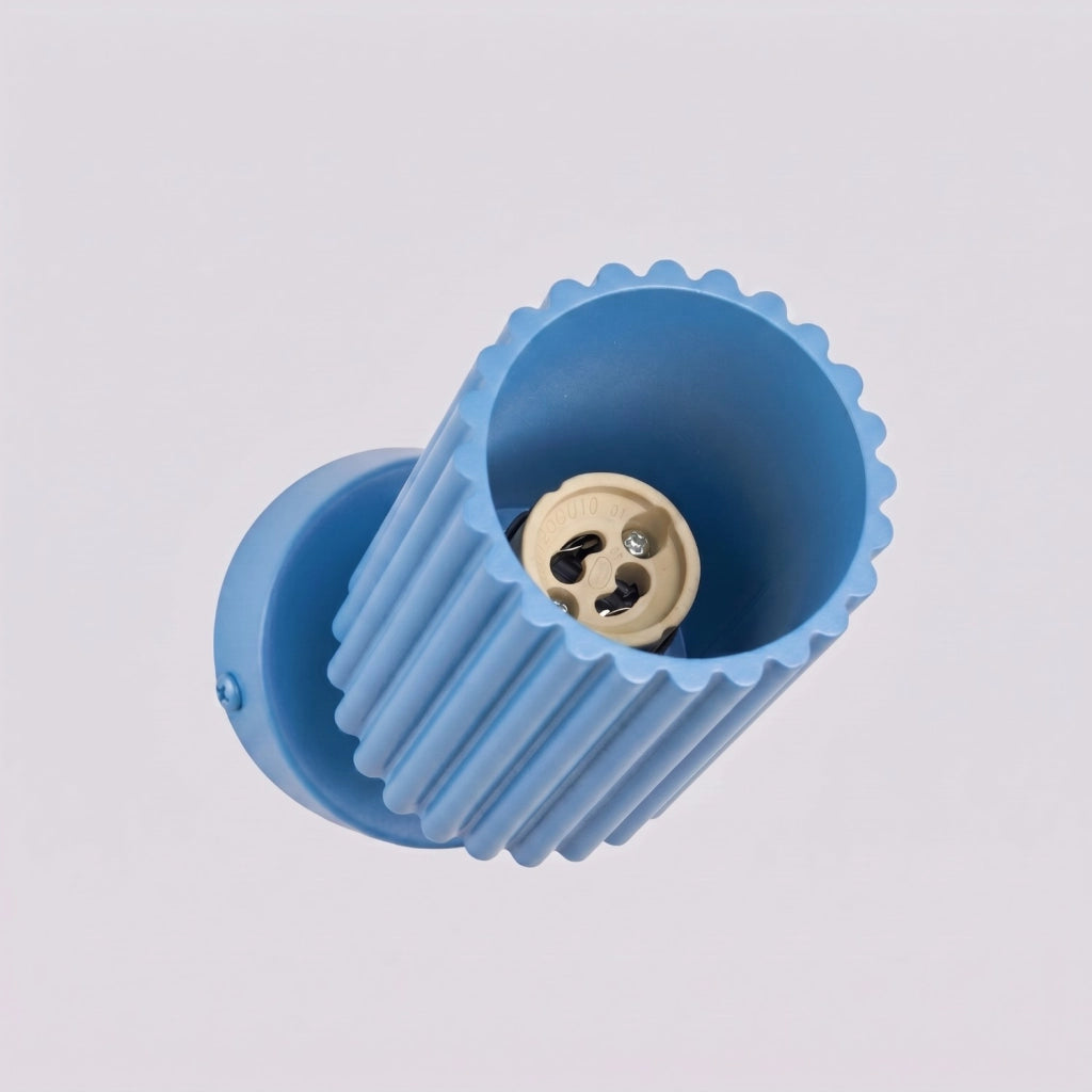 Plafoniera KARBON 1 azzurro