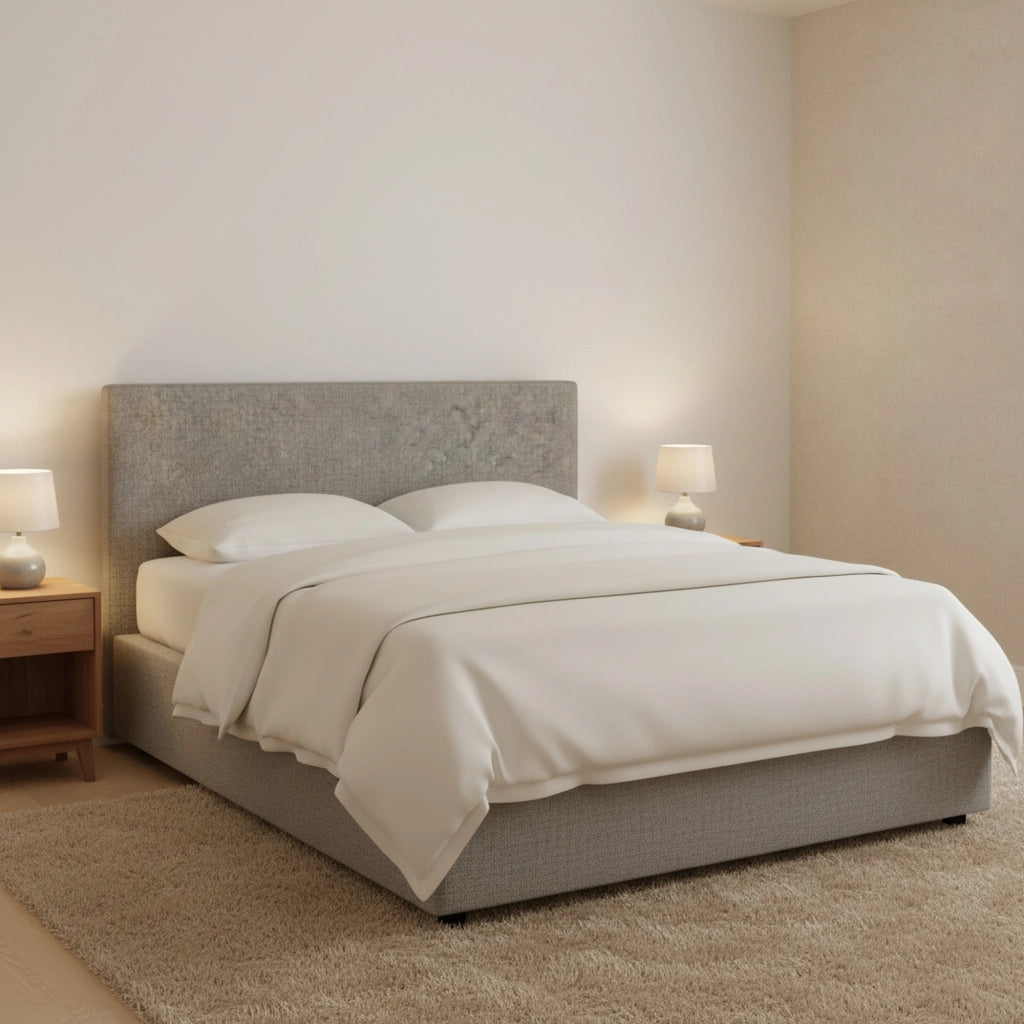 Carlisle, Letto Piazza e Mezza Sfoderabile Made in Italy, Grigio Cenere