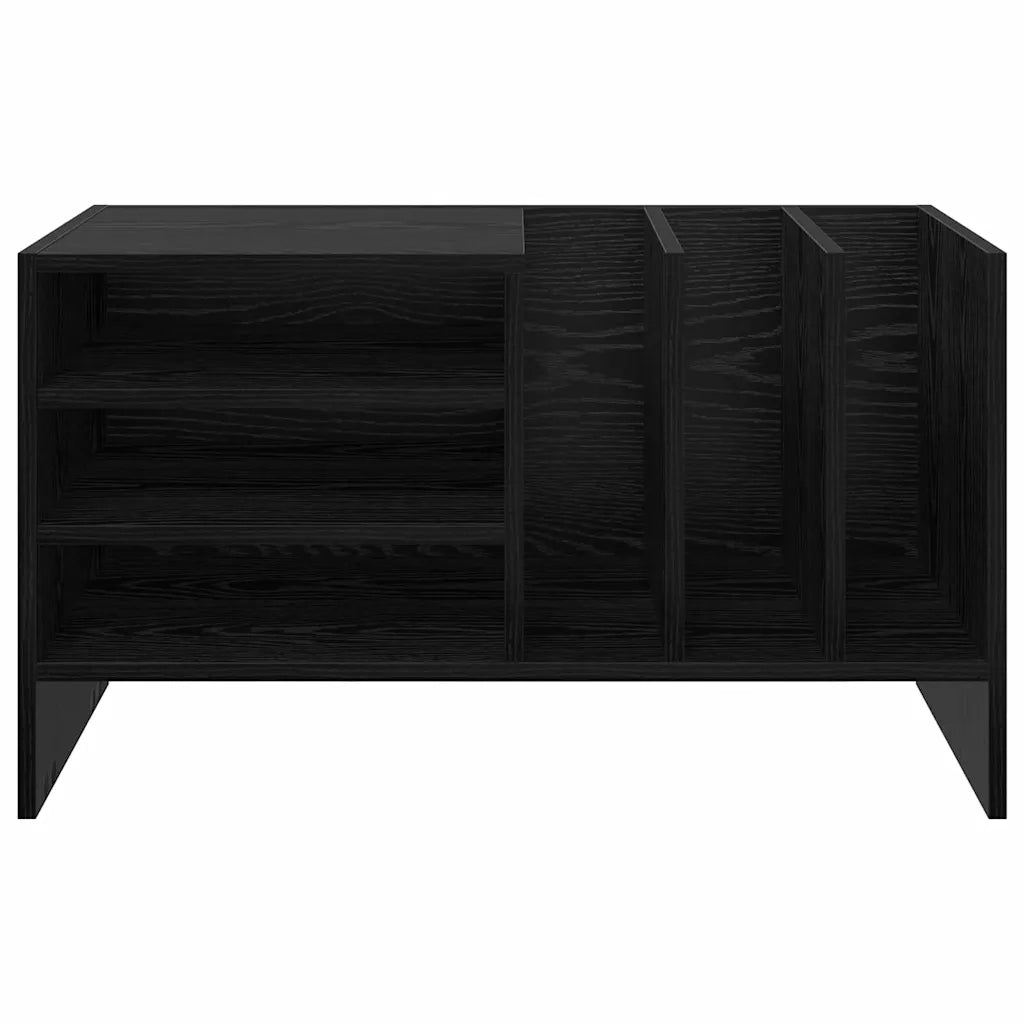 Mobile porta vinili Rovere Nero 78.5 x 35 x 45 cm CFW4317529