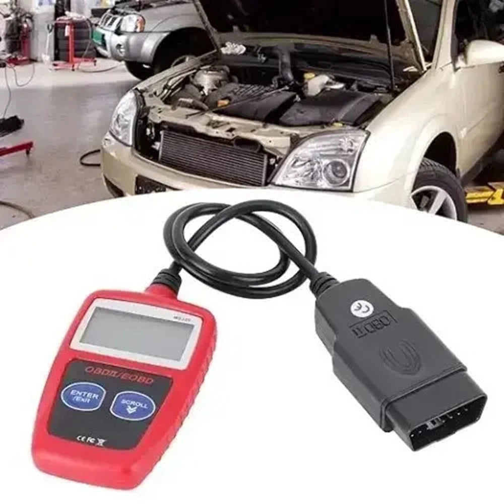 Trade Shop - Scanner Diagnostico Obdii/eobd Diagnostica Digitale Per Auto Con Display Lcd Cavo Q-gz037 -