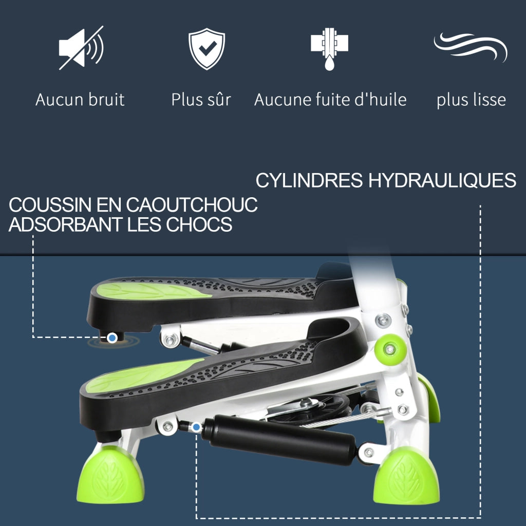 Stepper Fitness ¨C zephmum ¨C Bianco, Verde, Nero