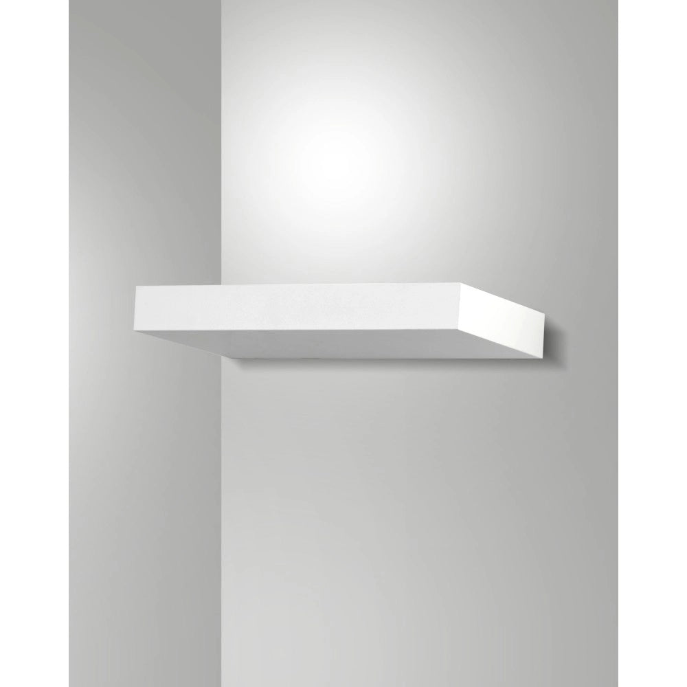 Guia - Applique da parete a LED in alluminio Fabas Luce - Led integrato IP20 Bianca - 32 cm