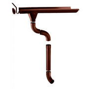 Kit grondaia in metallo per casette da giardino con falde 500-580 cm completo di accessori - Esterni da Vivere
