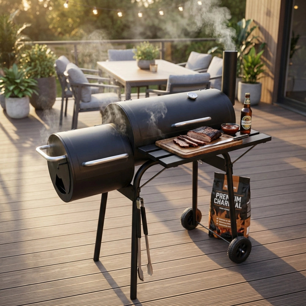 BARBECUE A CARBONELLA CON AFFUMICATORE KENTUCKY