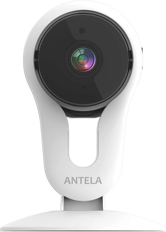 IP-camera Wi-Fi 1080p con rilevamento movimento e visione notturna per l'uso interno