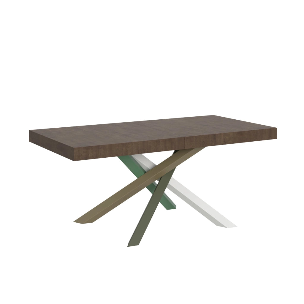 Tavolo Allungabile 200-304x90x77 cm Volantis Noce Telaio 4A