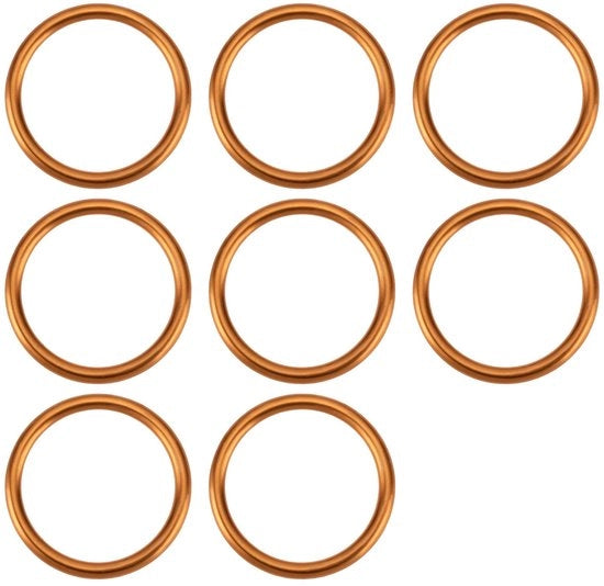 Impianto di scarico 8 pezzi - Adatto per MZ TS/ES/ETS/ETZ - 43mm/35mm - Resistente allo shock - Alta resistenza alla temperatura - Aderenza aerea affidabile - Set di impacchi di scarico