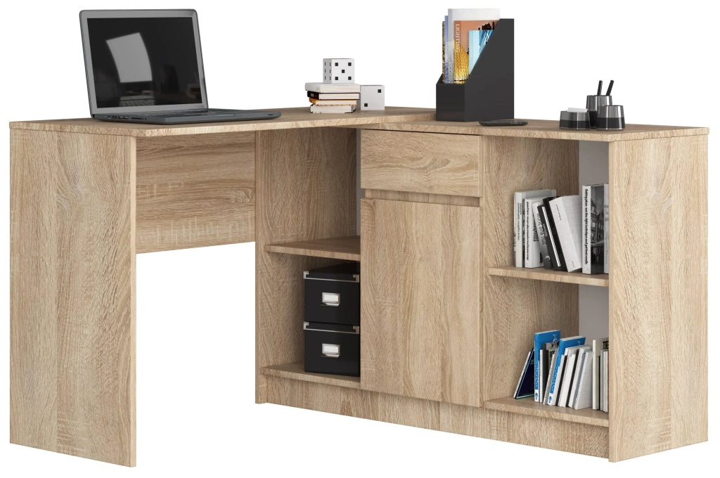 Cassettiera AKORD B17 Cassettiera Sonoma Quercia 120 cm 1 anta 1 cassetto 120x40x77 cm