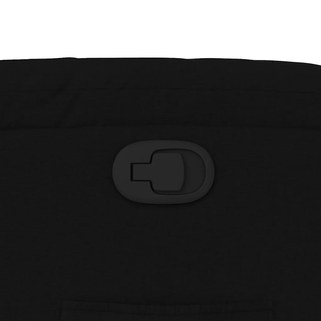 Poltrona reclinabile in Tessuto Nero 3206202