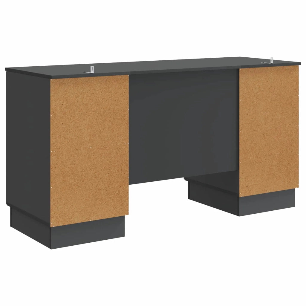 Scrivania Nero 142,5 x 50 x 75 cm Legno ingegnerizzato 3414622