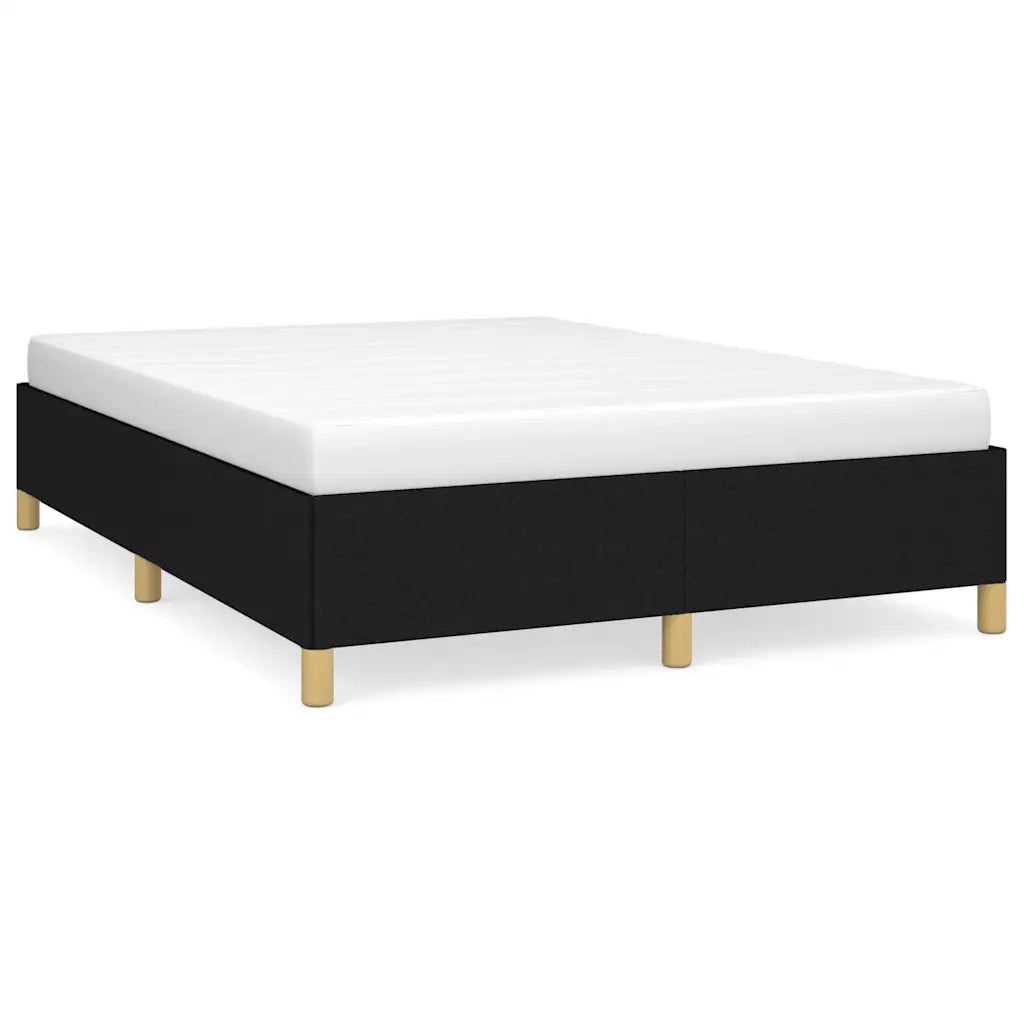 Giroletto senza Materasso-Struttura Letto Nero 140x200 cm in Tessuto 932828