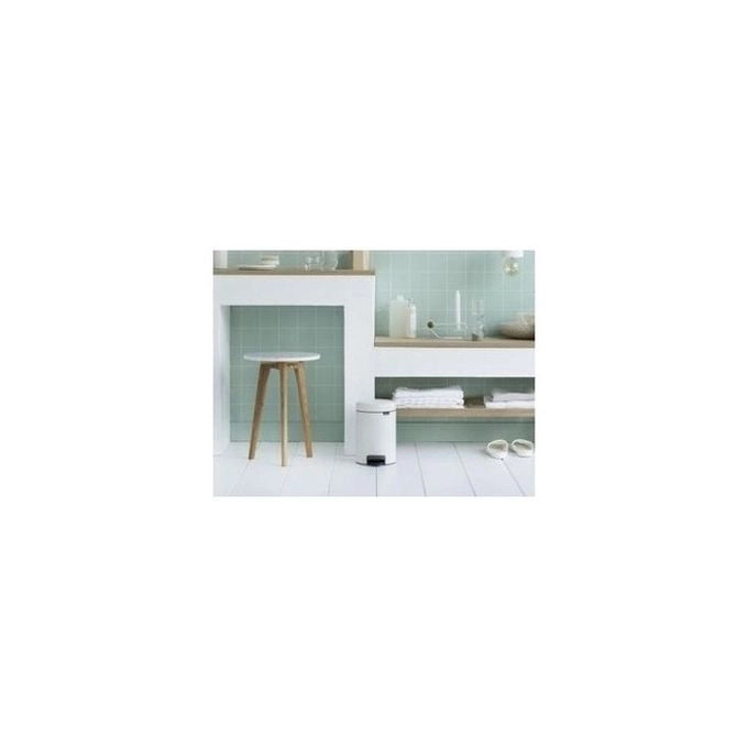 Brabantia 112126 bidone per la spazzatura 3 L Rotondo Bianco