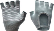 Manubri per yoga per donne Manubri antiscivolo per yoga Manubri respiranti per allenamento Manubri respiranti per allenamento Manubri antiscivolo per sport con punti in silicone per - Verde scuro