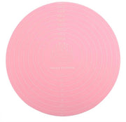Matte da forno in silicone - 30 x 30 cm - Resistente al calore - Non-stick - Rosa - Duraturo e sicuro