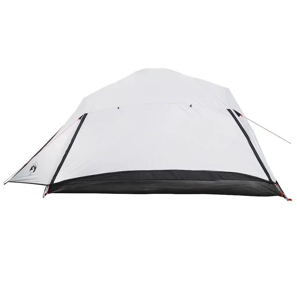 Tenda Familiare a Cupola 6 Persone Bianca Tessuto Impermeabile 94726