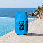 Semarese, Borsa Impermeabile Capacità 15 lt, blu