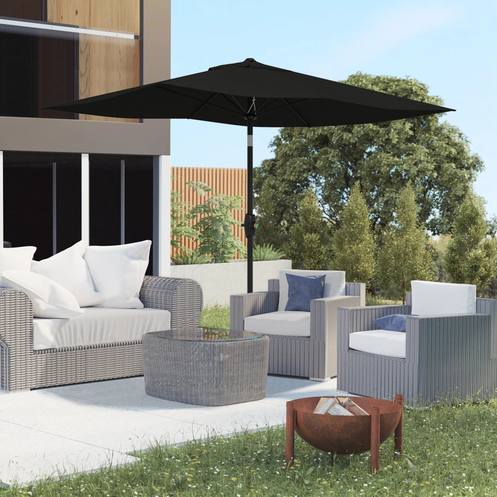 Tendalino rettangolare 2x3m inclinabile ¨C zephmum ¨C nero
