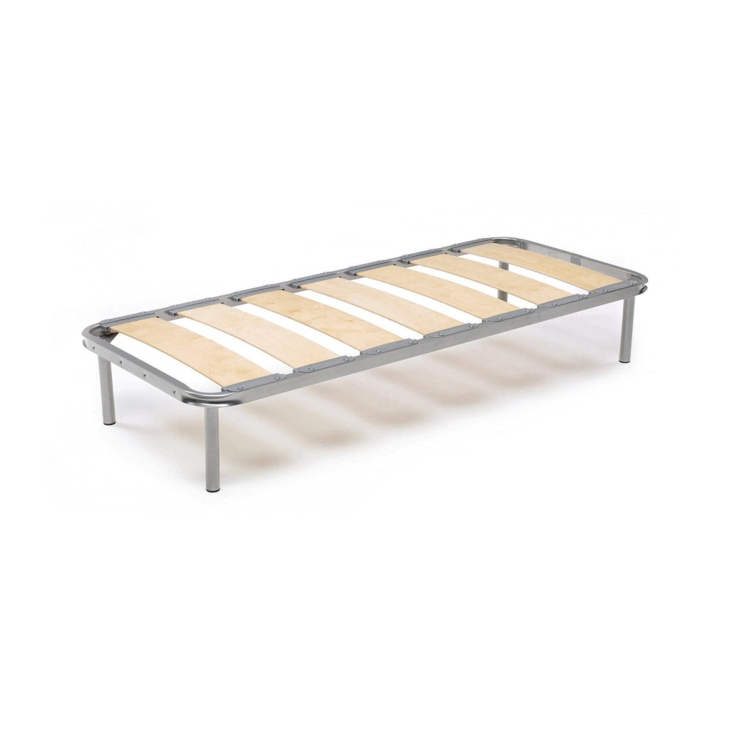 Rete letto singolo Arthurista, Rete ortopedica a doghe larghe, 100% Made in Italy, cm 80x190h 31