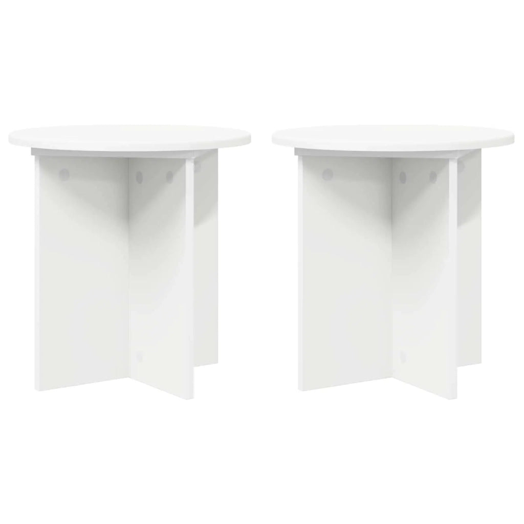 Supporto per piante 2 pcs Bianco Ø40 x 40 cm
