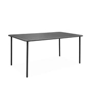 Tavolo da giardino in metallo 6-8 posti, 160cm, antracite