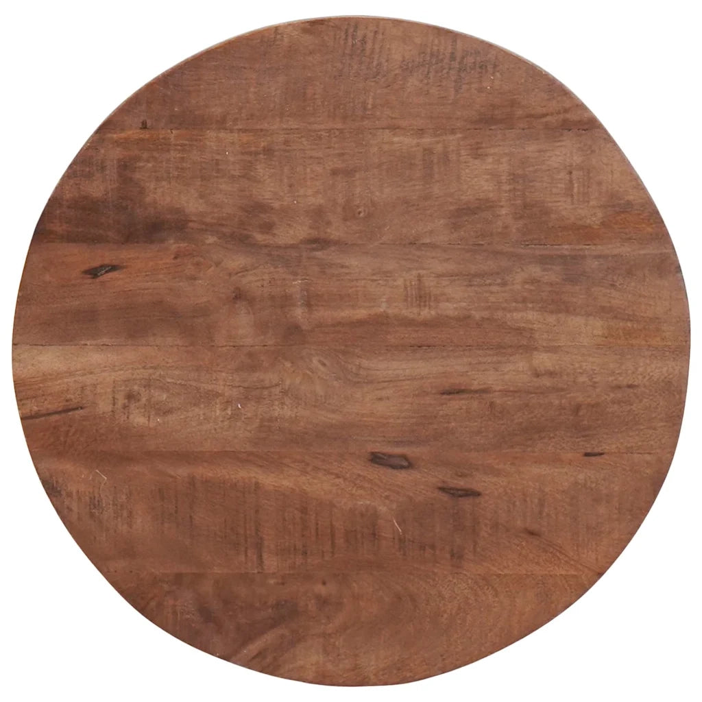 Tavoli da Caffè Nido 3 pcs Legno massello di mango e acciaio