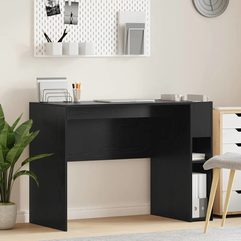 Scrivania Rovere Nero 109 x 50 x 78 cm Legno multistrato 891201