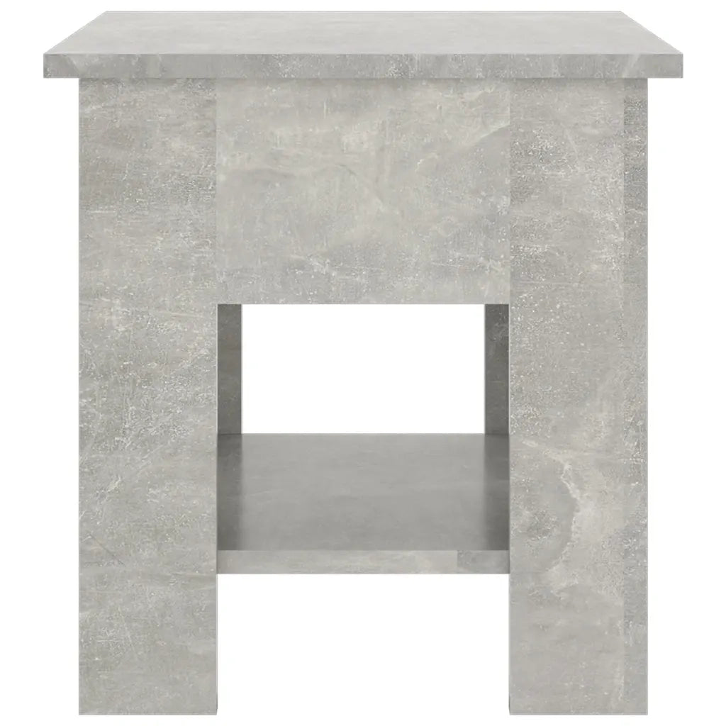 Tavolino da Salotto Grigio 40x40x42 cm in Legno Multistrato 810275