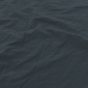 Copripiumino Matrimoniale con Sacco e Federe Linea Water Washed Grigio Scuro