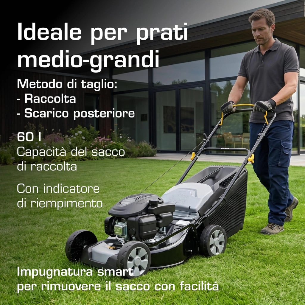 Rasaerba a Scoppio Cc. Alpina AL446 a 123 kw 1,9
