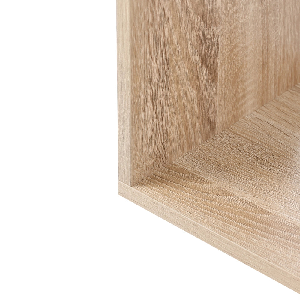 Libreria a 8 ripiani in truciolato Marrone chiaro stile minimalista