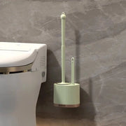 Spazzola per il water con attacco alla parete Spazzola per il water con supporto illuminato Spazzola per il water con supporto per illuminazione Spazzola per il water accessori per la pulizia della doccia articoli per la doccia (verde chiaro)
