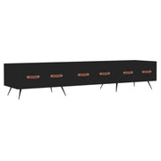 Mobile TV multimediale mensola TV credenza TV sala da pranzo soggiorno camera da letto 150 x 36 x 30 cm legno ingegnerizzato nero 02_0026032