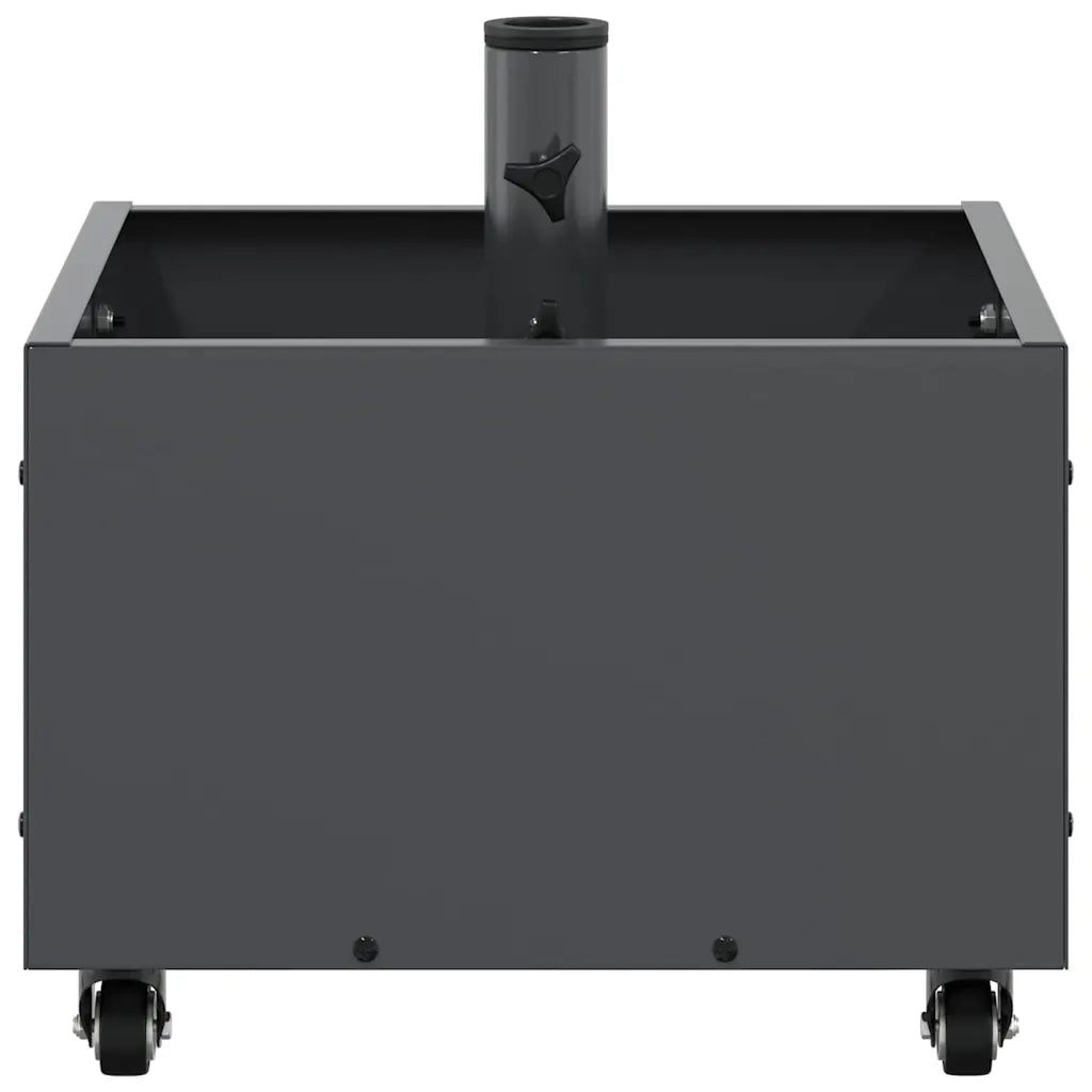 Base per ombrellone-Supporto per ombrellone Antracite 45 x 45 x 45 cm Acciaio