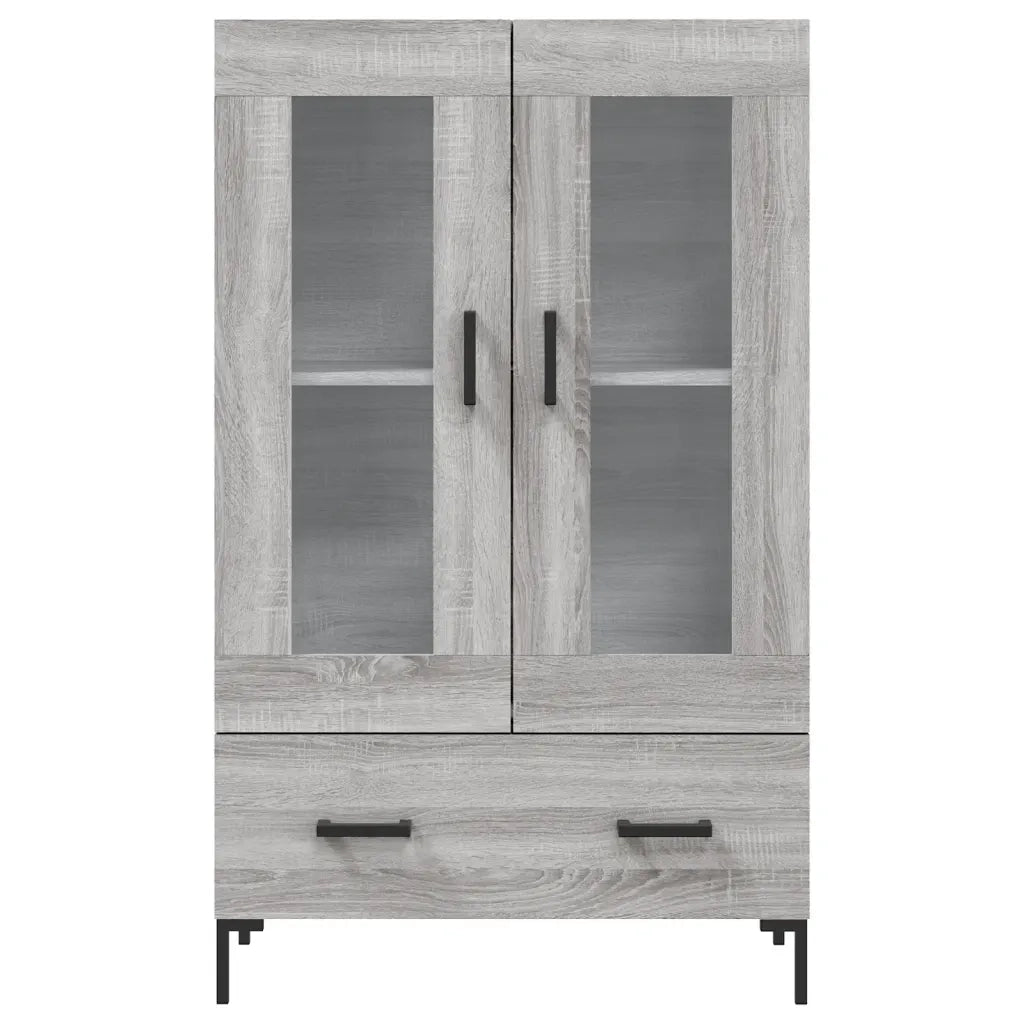 Credenza-Buffet-Armadio da cucina Grigio Sonoma 69,5x31x115 cm in Legno Multistrato 938807
