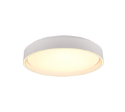 Plafoniera LED, plastica, bianco opaco, 40x7,5x40 cm, Felis