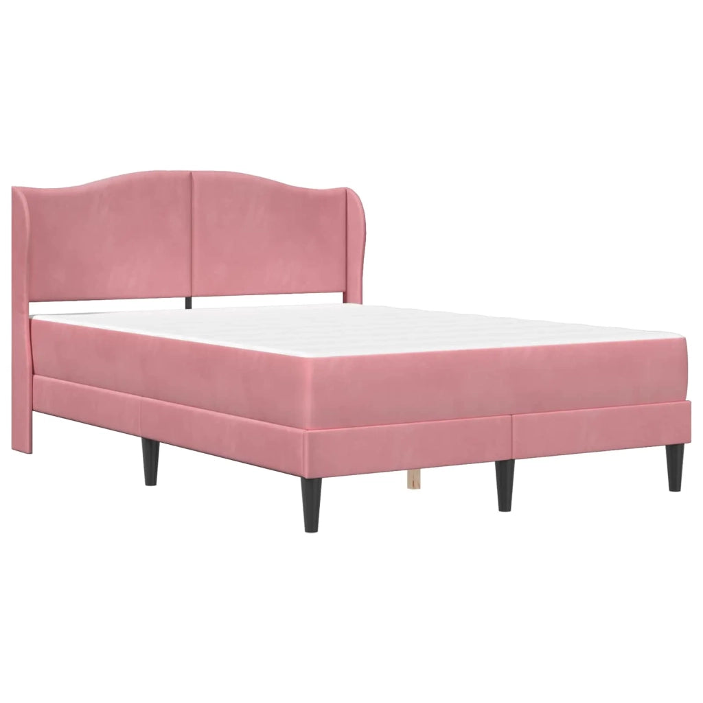 Struttura del letto 2 pcs Rosa 120 x 190 cm Velluto 3415193