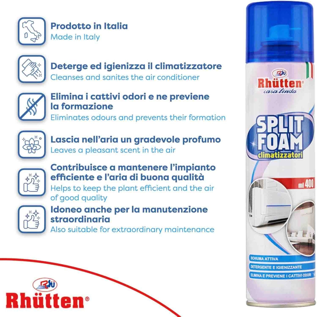 Rhutten Schiuma Igienizzante Split Clima 400 ml
