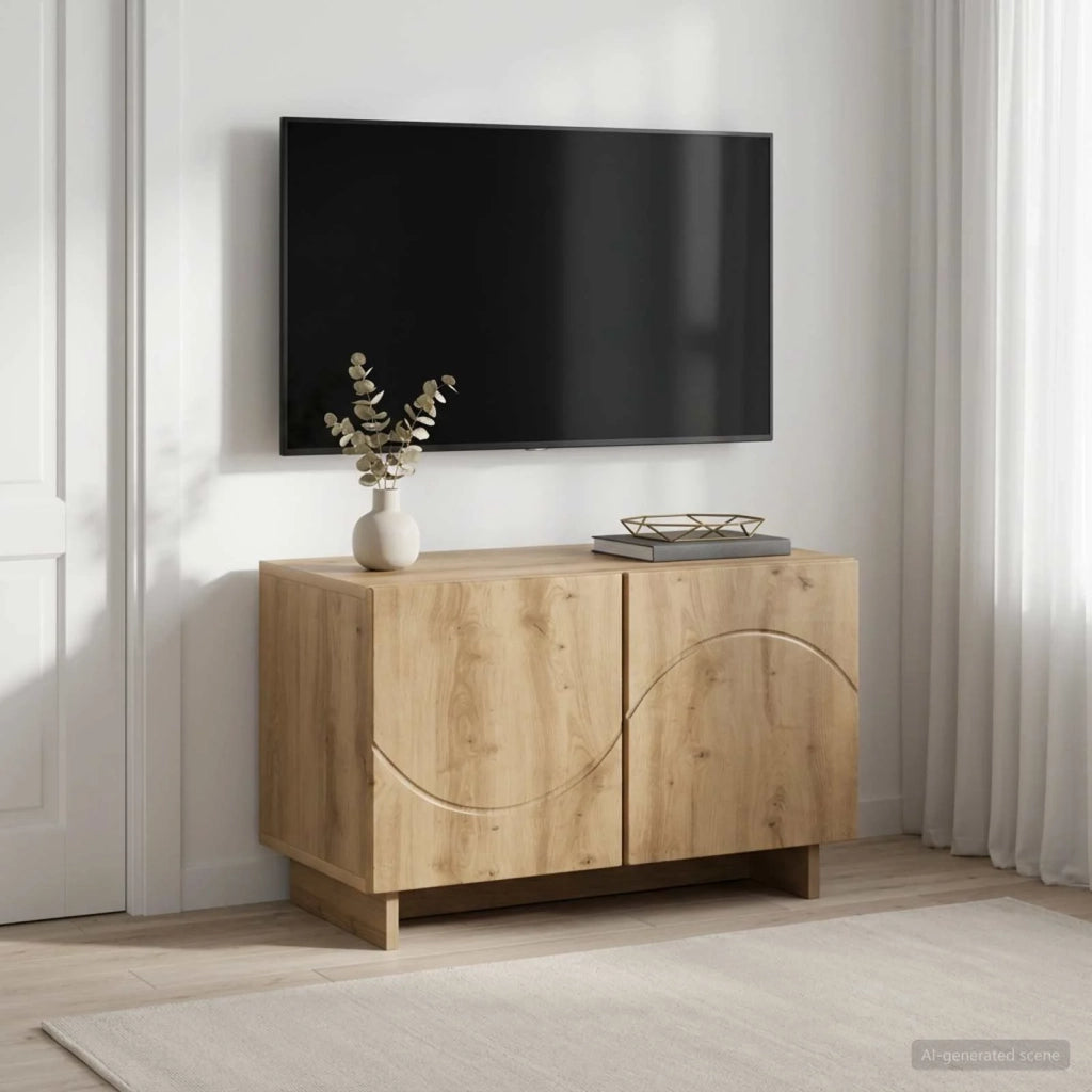 Supporto TV 60 x 34.5 x 40 cm Rovere Artigianale 8011566