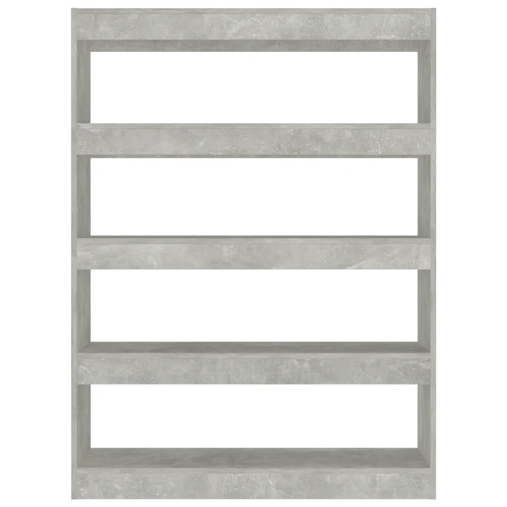 Libreria/Divisorio Grigio Cemento 100x30x135 cm